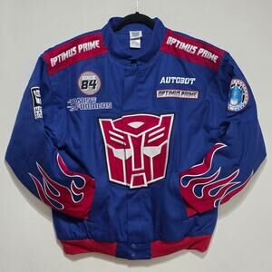 Transformers Optimus Prime Racing Jacket Unisex Size M